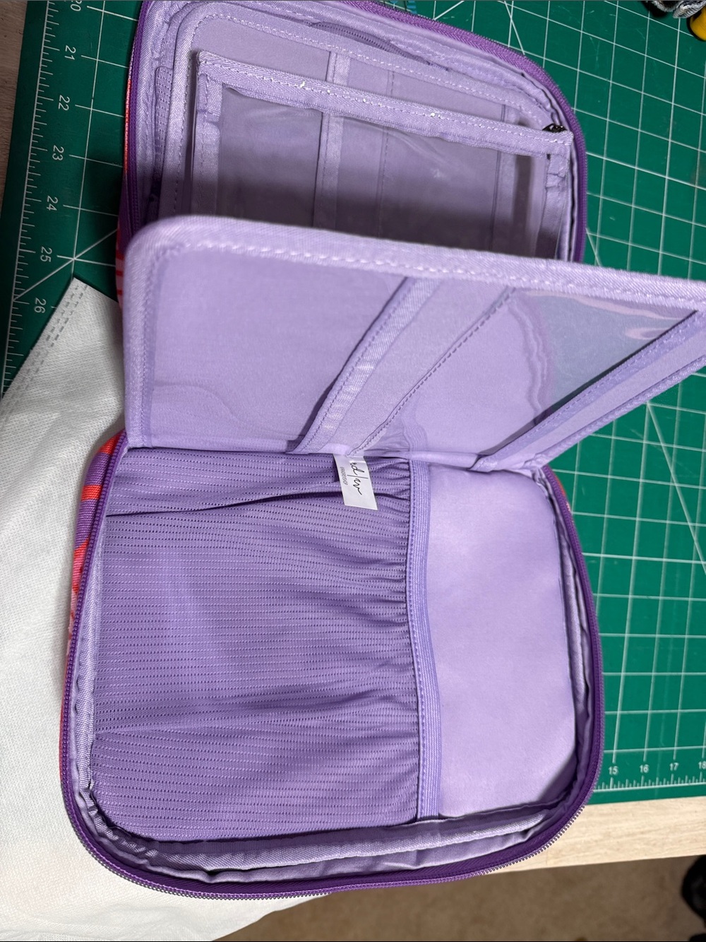 Floral analog pouch - Picture 4 of 4